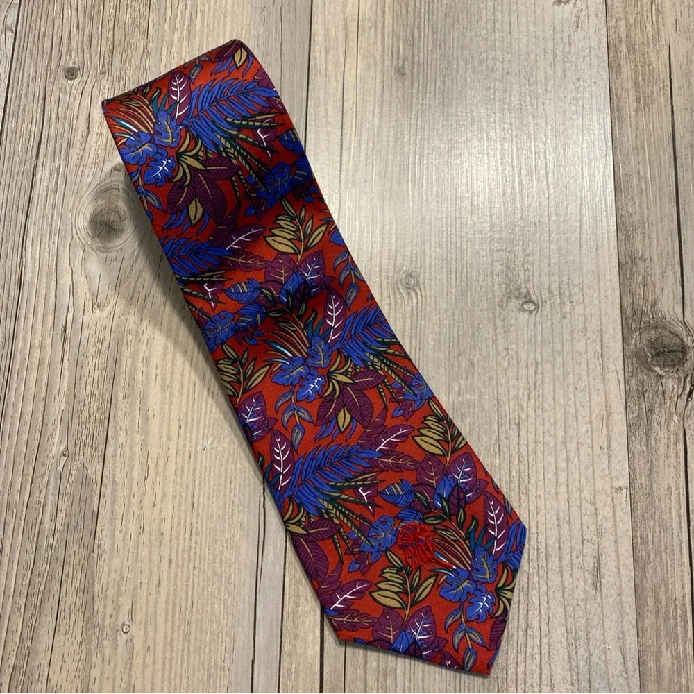 Countess Mara New York Men’s Lazarus Luxury Designer Tie Foliage NWT